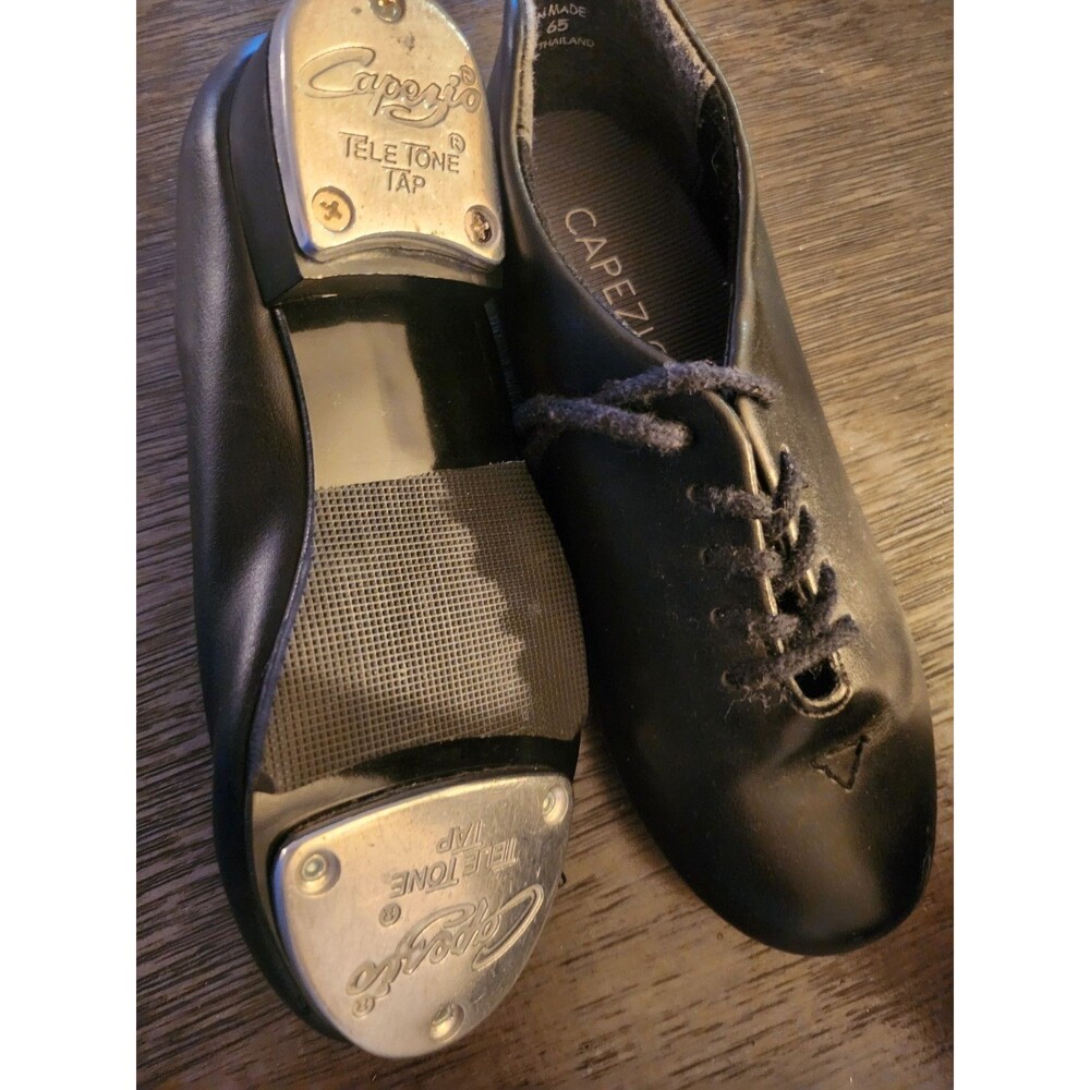 Girl's Capezio Flex Tap Size Dance Shoes NEW Black Child Size 10.5 Wide *Age 5-7